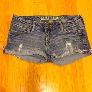EUC Bullhead denim shorts